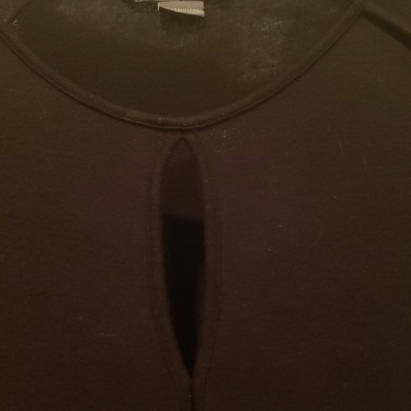 Black Armani Exchange keyhole top - Picture 3 of 5